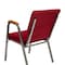 Flash Furniture Burgundy Fabric Stackable Church Chair with Arms XU-DG-60156-BUR-GG - alternate 2